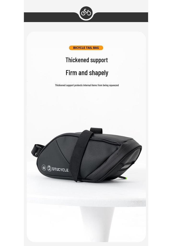 New Model Waterproof Cross-Country Saddle Bag - Versatile Bicycle Tail and Tool Storage Solution