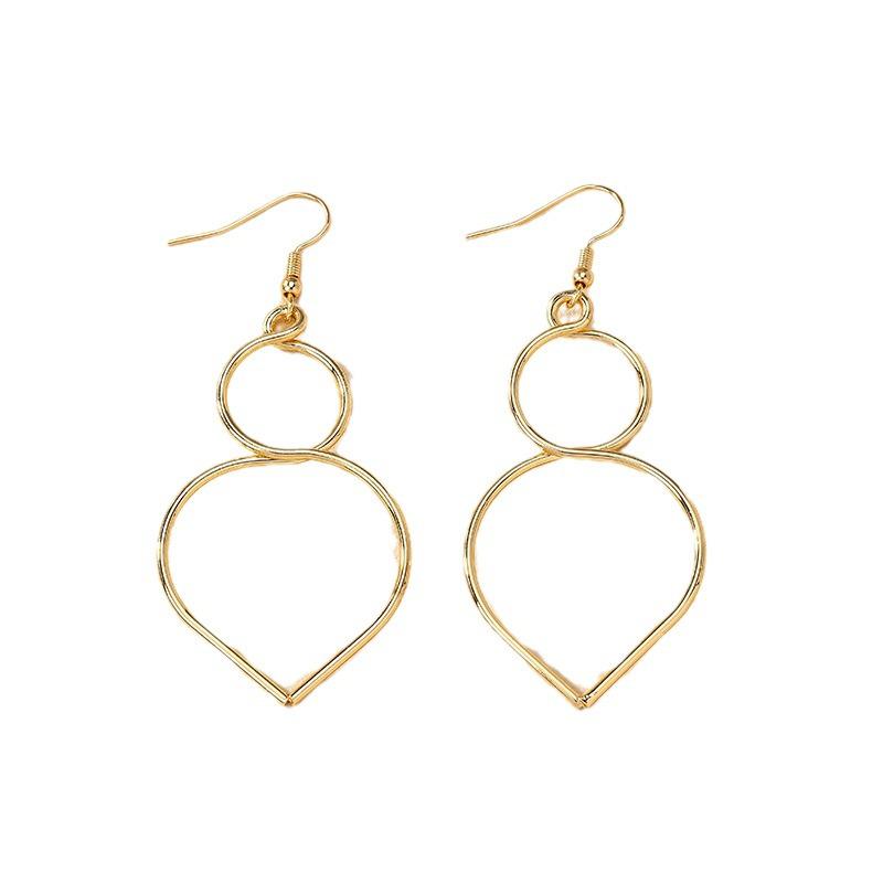 Korean Style Infinity Symbol Stud Earrings for Women