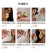 Fashion Hollow Circle Metal Earrings Personality Exaggerated Geometric Circle Earrings Wind Earrings Women