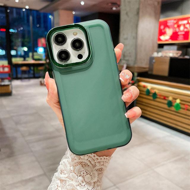 

Силиконовый металлический оправа для объектива, матовый чехол для телефона Iphone 14pro Max 11 12 13 Pro Max 14 Plus, мягкий противоударный бампер, задняя крышка, чехлы For iPhone 14