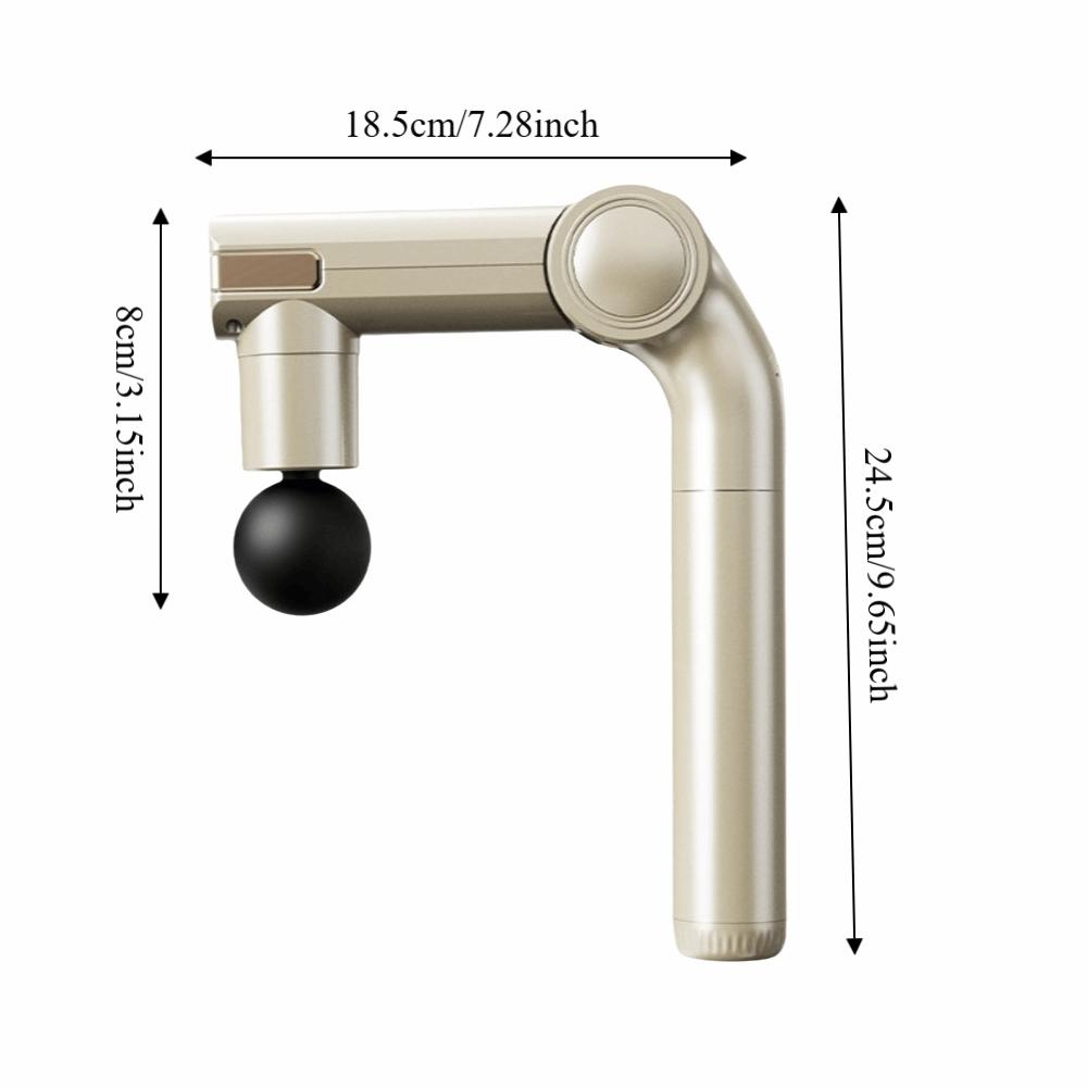 4 Massage Heads Handheld Back Massage Device for 7.4V1200mAh for Full-body Muscles