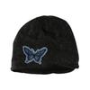 Patch Retro Skullies College Style Pullover Hat Casual Butterfly Beanies  Outdoor
