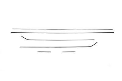 Side Window Molding (3 Doors, 6 Pcs, Stainless Steel) for Seat Leon 2013-2020