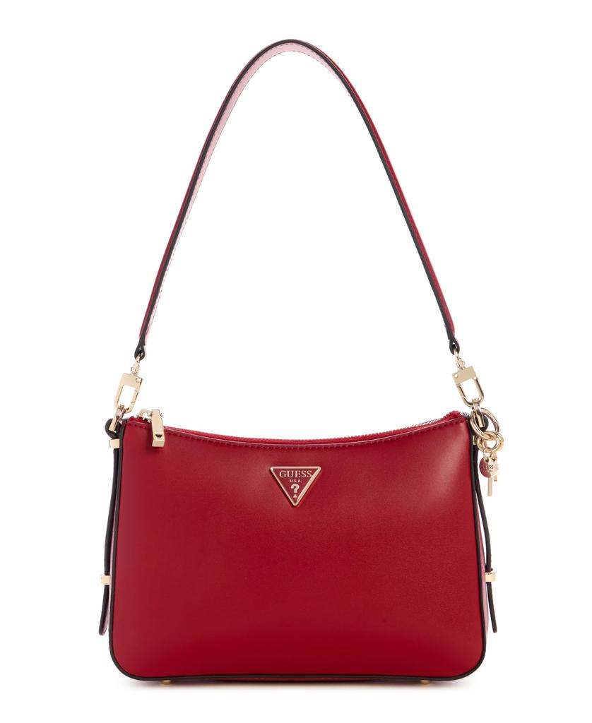 Guess DARYNA II Top Zip Shoulder Red Bag, Women's,