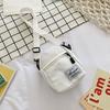 All-match Canvas Canvas Small Bag Japanse Style Embroidery Crossbody Bag Travel Storage Handbags Women Girls