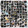 106 Cute Soft And Cute Black Cat Decorative Water Cup Motorcycle Creative Waterproof Sticker Spot Batch