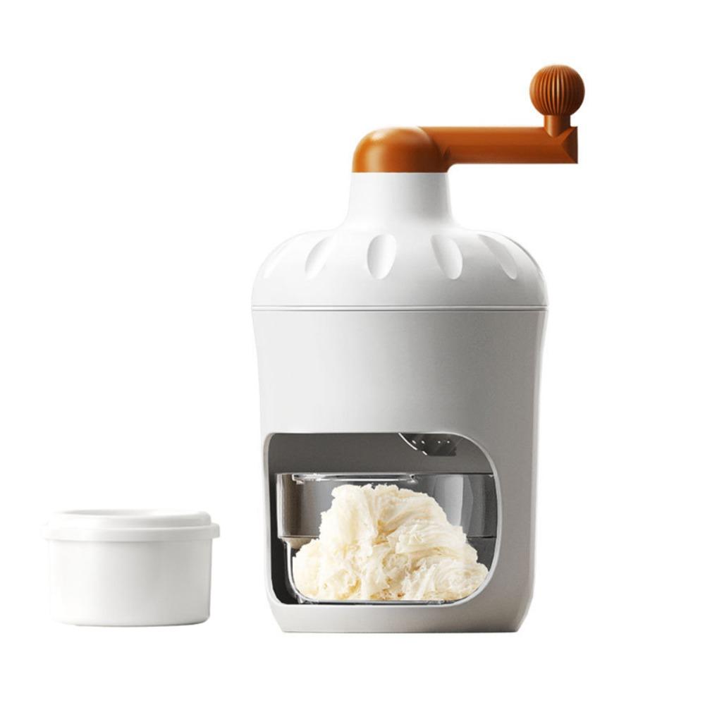 With Tray Shaved Ice Machine Non-electric Ice Snow Shaver Hand Ice Crushers Machine  Household