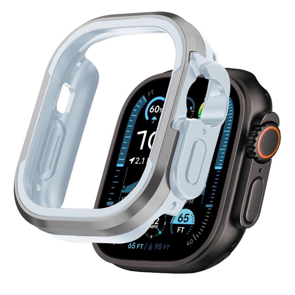 Metal Case For Apple Watch Ultra 3 49mm Accessories Protector TPU Bumper Tempered for iWatch Series11 10 9 8 7 6 Se 46mm 45mm 41mm 44mm 40mm Cover