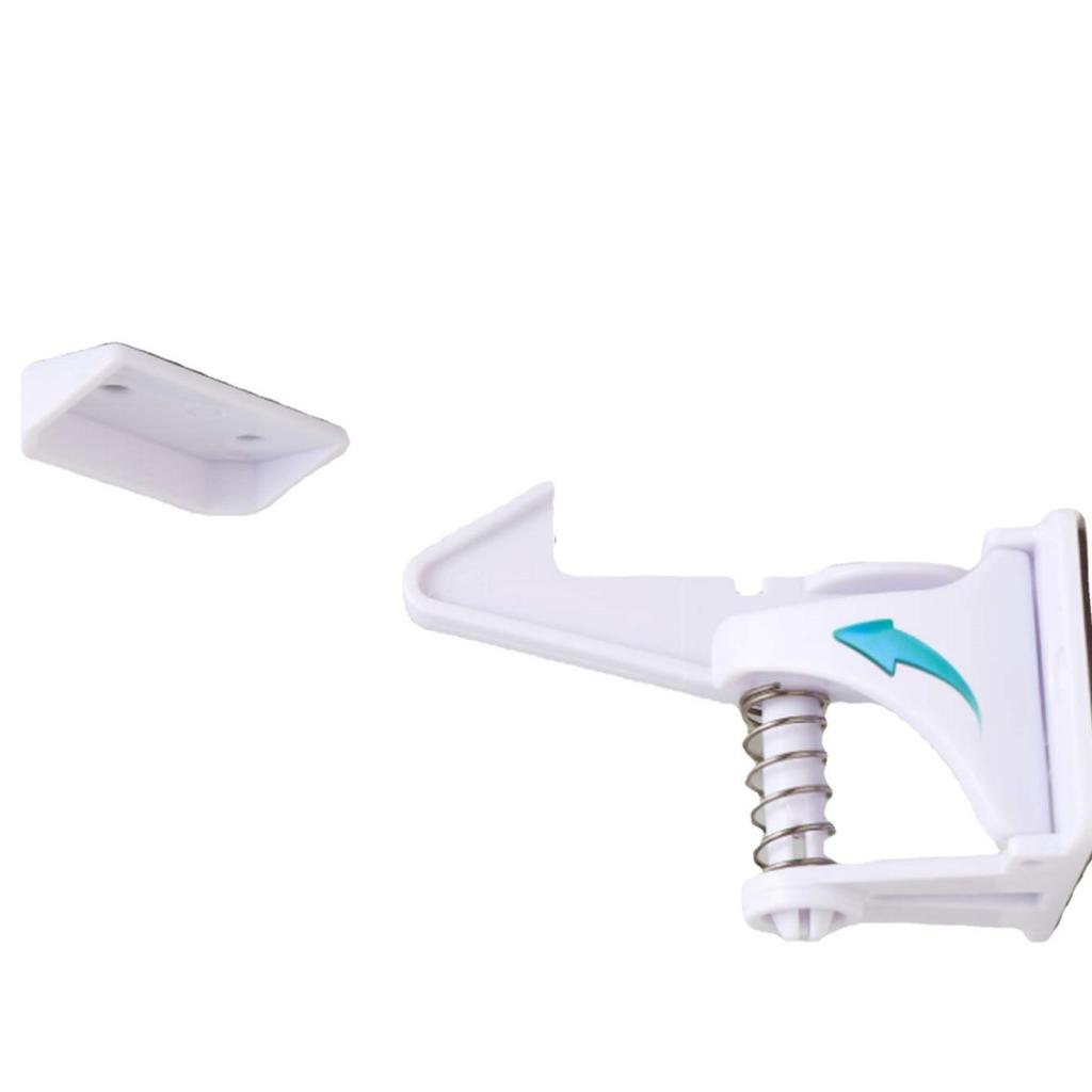 Child Safety Invisible Spring Drawer Lock - Anti-Pinch Hand Cabinet Door Lock