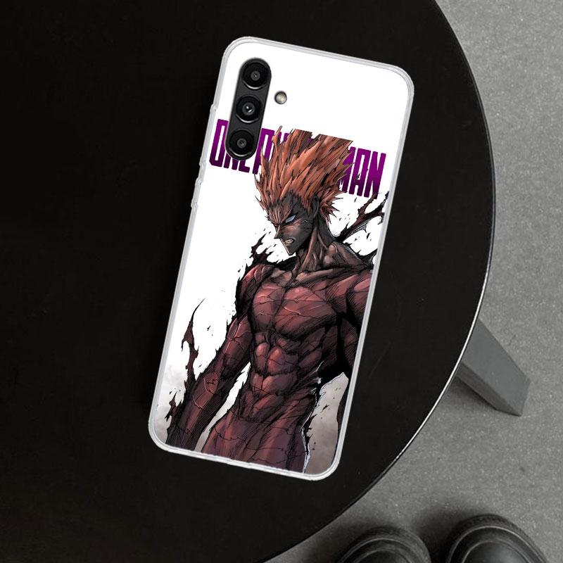 One P-Punch-Man Garou Phone Case Cover for Samsung Galaxy A17 A16 A26 A36 A56 A57 A37 A15 A25 A35 A55 A14 A24 A34 A54 A13 A23 A3