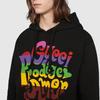 Sweatshirts Men's Black Hooded Non Detachable Moderate 623244-XJC8S-1043