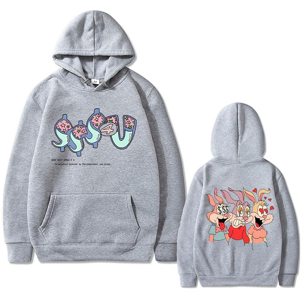 Famous Rapper's Autumn Hooded Sweatshirt for Men and Women Hip-hop Super Big Hooded Sweatshirt