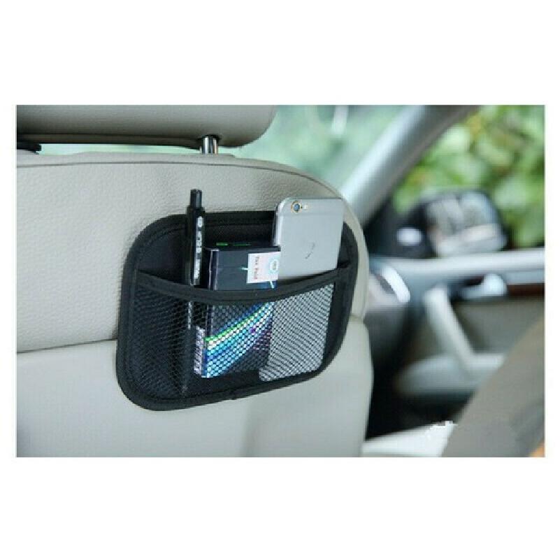 1pcs Car Vehicle Auto Storage Mesh Net Mobile Phone Organizer Bag Holder Pocket