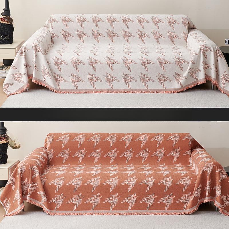 

Nordic Sofa Towel Full Cover Cloth Ins Universal Sofa Cover High Sense Four Seasons Multi-Person Sofa Cushion 90*180cm