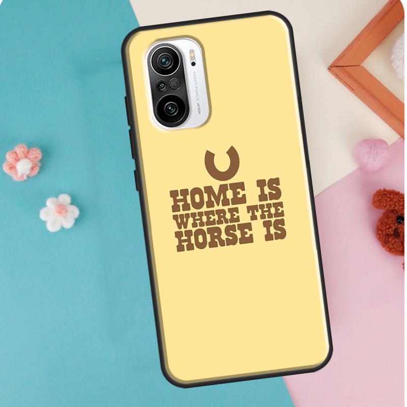 Casa è Dove C'è il Cavallo Custodia Per POCO F3 F1 F2 M3 M4 X4 Pro GT X3 Pro Cover Per Xiaomi Mi 11 Lite 12 X Mi 11T Pro