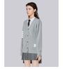 TB Cardigan New Autumn and Winter Coat College Style Woven Unisex Four Bar Knit Couple Gray Cardigan Jacket