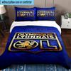 3pcs Lyon Football Crest Printed Bedding Set Duvet Cover Closure Includes 1 Duvet Cover & 2 Pillowcases Bedding Sets Home Decor Gifts