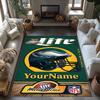 Philadelphia Eagles Personalized Text Floor Mat Suitable For Game Room Balcony Living Rooms Kitchen Antislip Carpet Office Home Decor