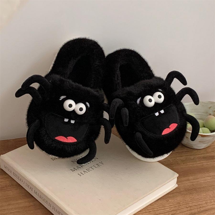 Mode Neu blau Spinne Hausschuhe Damen lustig Tier Slipper Damen kreativ Cosplay Hausschuh Haus warme Schuhe Unisex Slipper