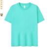 LVLV Kids' Ice Cool Combed Cotton Crew Neck T-Shirt, Short Sleeve, Parent-Child Design with Printed Logo for Boys and Girls.