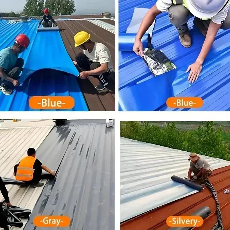 Waterproof leak repair Self-adhesive coil roof Iron sheet leak repair sticker Strong waterproof tape