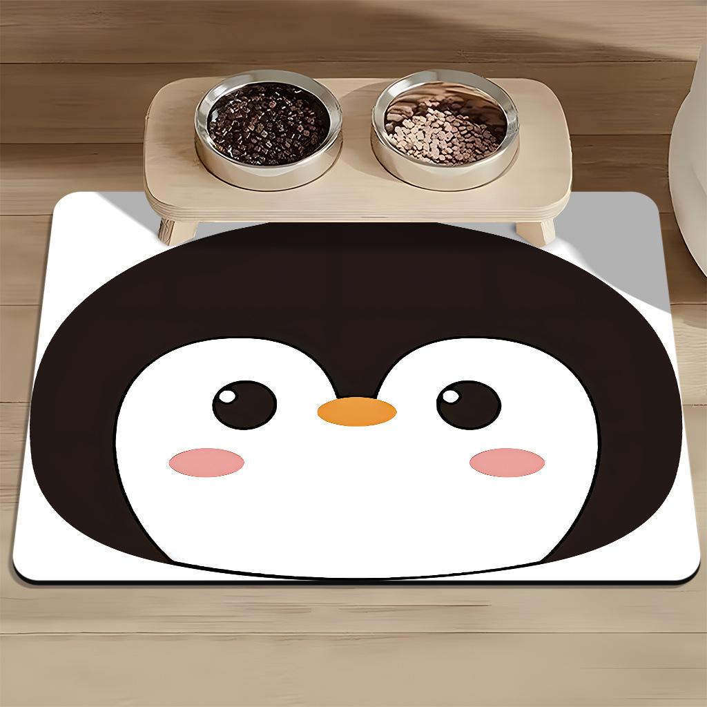 Haustier Platzset Katzenplatzset Hundeplatzset Katzennapfmatte Waschbar Saugfähig Rutschfest Geruchlos und Leicht zu Reinigen