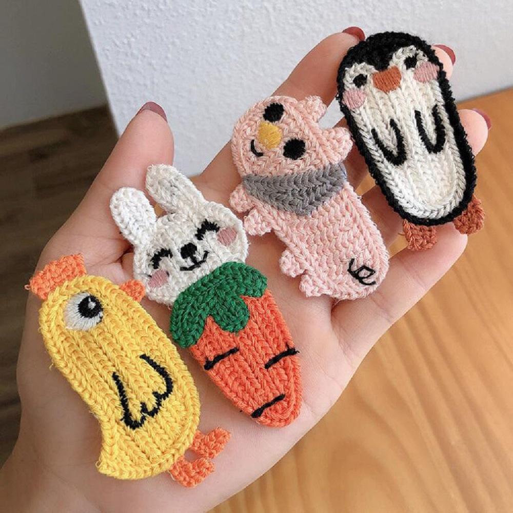 

Детские новые милые головные уборы свинья кролик пингвин мультфильм заколки для волос BB клип шпильки животное