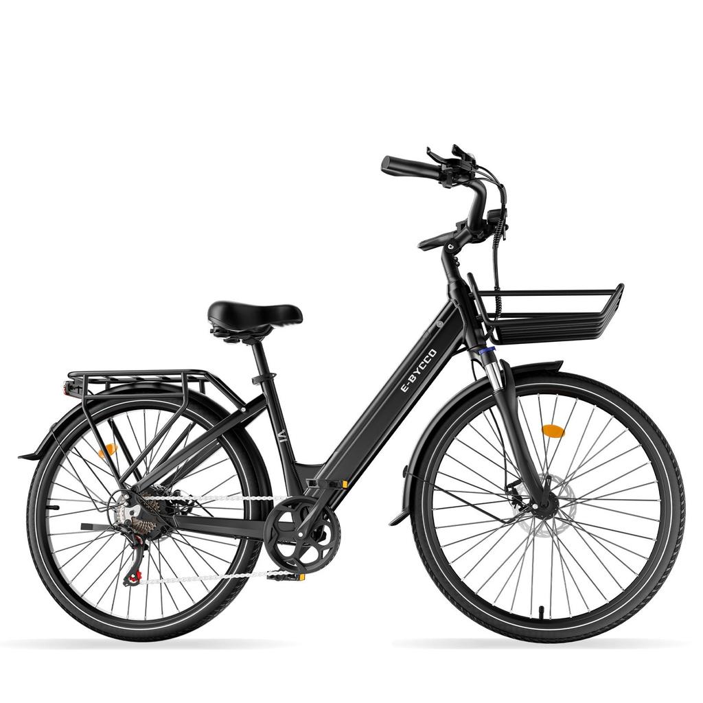 E-BYCCO V1 Electric Bicycle 36V 15.6Ah Battery, 250W Motor, 25 Km/h, 28×1.5 Inch Tires, Regulatory Compliant Commuter E-Bike