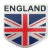 UK Car Emblem Sticker - England British Flag Metal Emblem Sticker, Union Jack UK