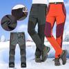 Men's Women's Warm Outdoor Hiking Ski Pants With Cozy Fleece And Waterproof Fabric