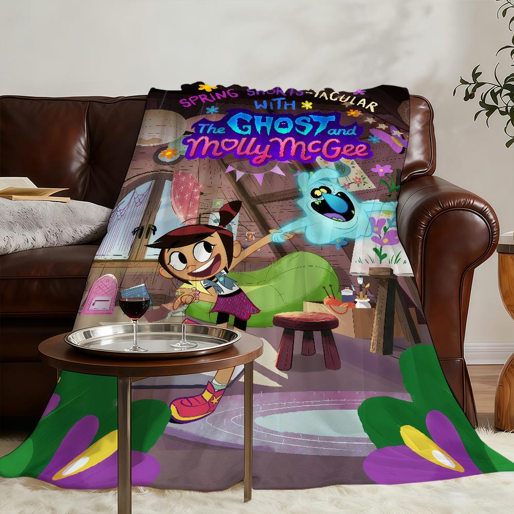 The G-GhostS-ES And M-MollyS M-McGeeS Blanket Soft Warm Furry Throw Super Kids Toys Bed Sofa Car Cradle