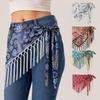 Paisley Print Hip Scarf Self-tie Waist Wrap Bohemian Tie-up Scarf  Beach Wear