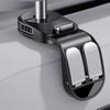 Retractable Car Headrest Hooks Auto Seat Hooks Foldable Car Seat Back Hanger Rotate Double Hook Headrest Hanger for Car Interior