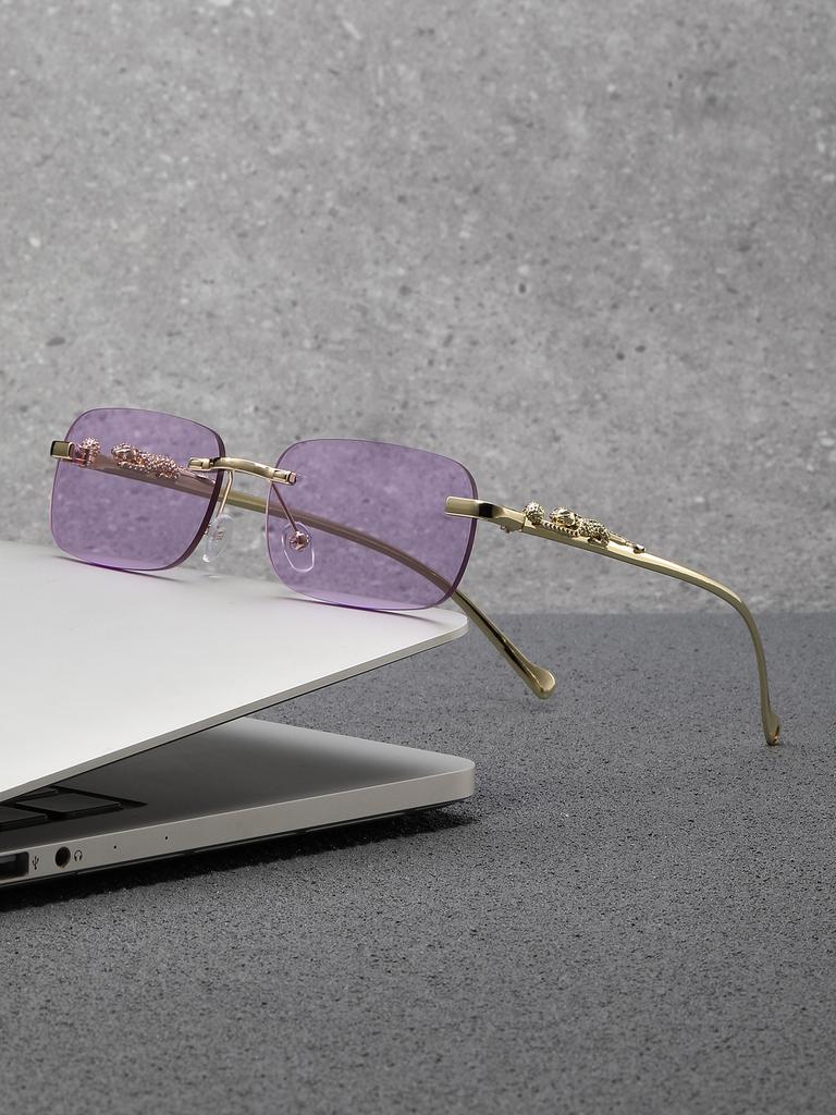1pc Women'S Sunglasses Men'S Sunglasses Frameless Sunglasses for Men and Women Classic High-grade Fashion Sunglasses for Women.