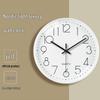 12-Inch High-End Simple Round Wall Clock for Living Room and Bedroom Decor
