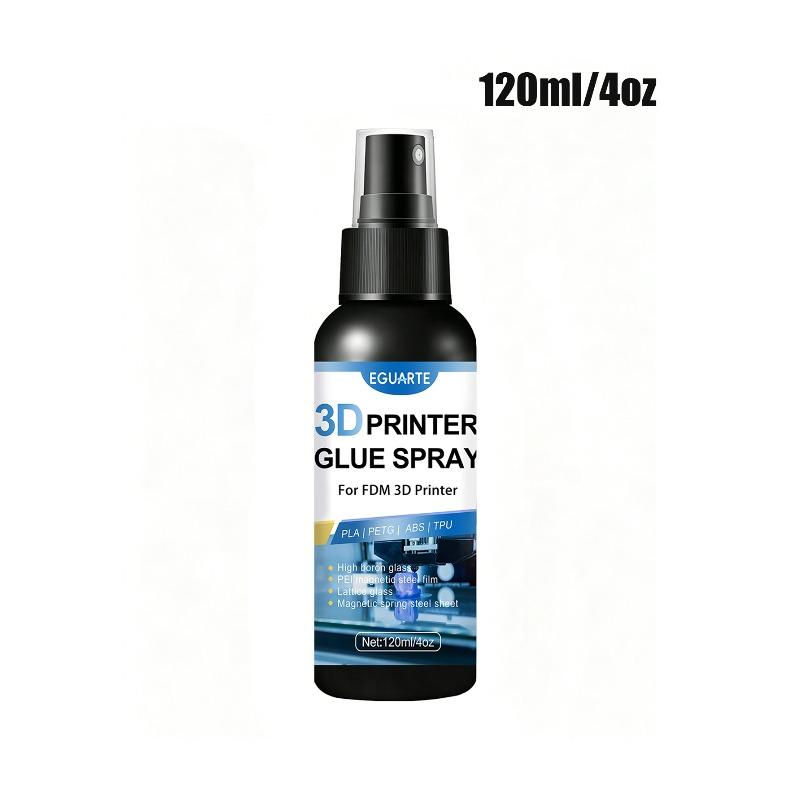 3D Printer Adhesive Glue for PLA PETG ABS TPU ASA HIPS Bed Surface Strong Hold Easy To Clean FDM 3D Printing Accessory 120ml