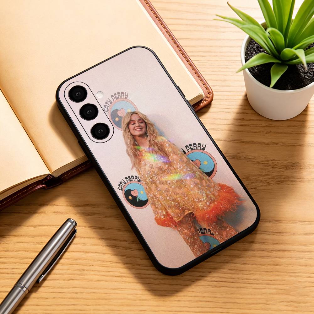 K-Katy Perry Singer Phone Case For Samsung Galaxy A73,A72,A71,A70,A53,A52,A51,Others Soft Black Cover