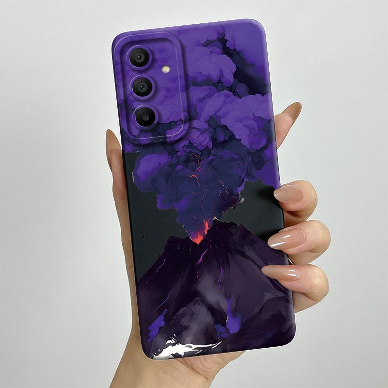Sweet Soft Phone Case for Samsung Galaxy A15 A155 A156 4G 5G Fashion Cool Painted Cases Protection Back Cover Accessories Casing