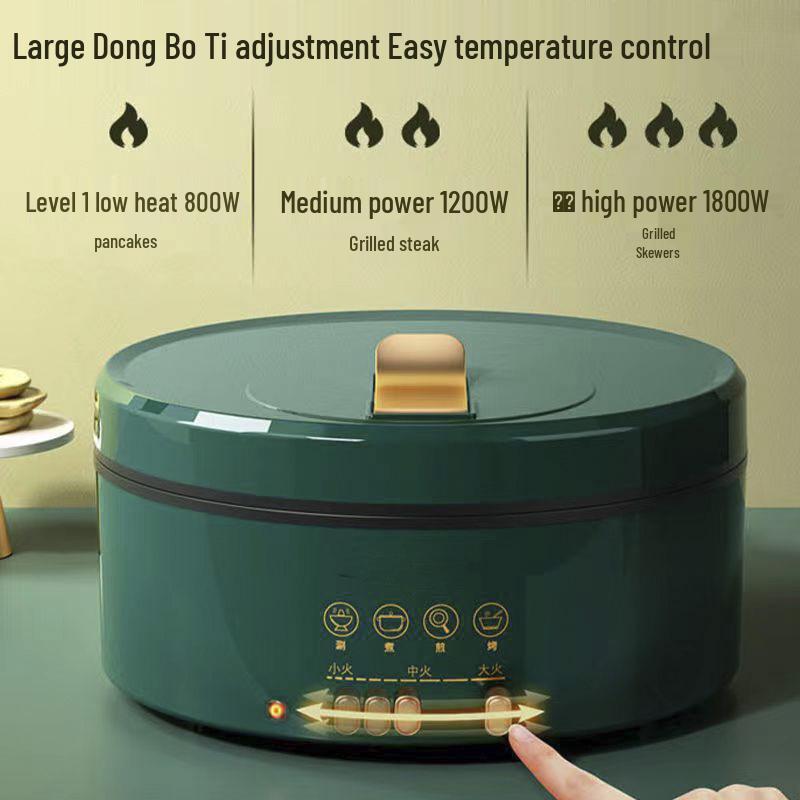 Многофункциональная электрическая сковорода: Двусторонний нагрев, Регулируемая температура, 3-в-1: Гриль, Сковорода и Жаровня Order 500-2000 units here