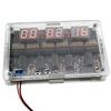 DC4.5V-5.5V 6-bit Digital Circuit Clock Kit with Case Electronic Clock Teaching and Practical Training Welding DIY Parts