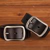 Men'S Leather Belt Two-Layer Cowhide Retro Pin Buckle Belt Casual Waistband Bandwidth