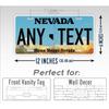 Personalized Nevada Tin Sign Custom Text Retro Metal Plate Wall Decor