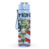 1PC Statue Liberty USA Flag 750ml Sports Water Bottle Leakproof Straw Lid Outdoor Office Home