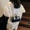 Mature versatile pu contrasting colors retro style women's pillow bag new daily commuter women's shoulder messenger bag