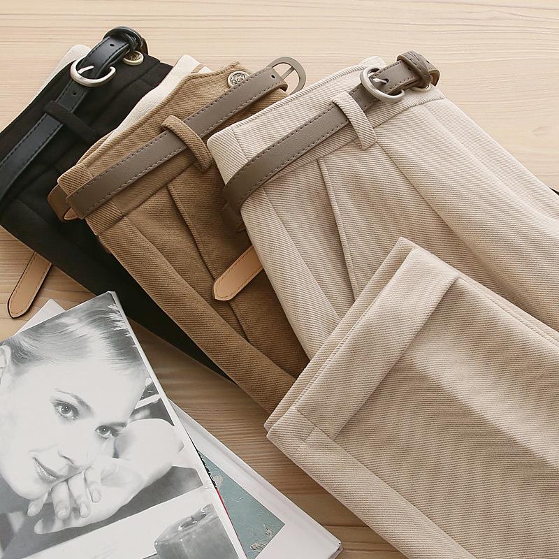 High-waisted Casual Suit Pants Nine-point Women's Pants Autumn and Spring Women