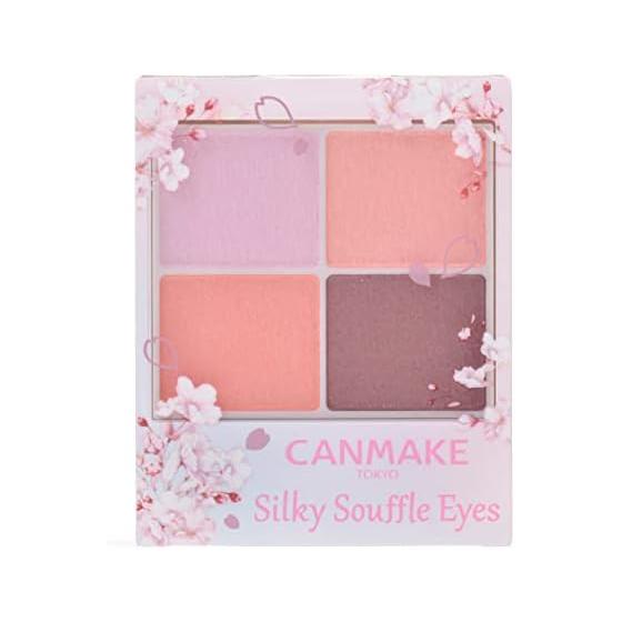 Canmake Silky Flare Eyes (Пакет «Сакура») 11 Blossom Shower 4.0g Прозрачный блеск 4 цвета Тени для век Кораллово-розовый