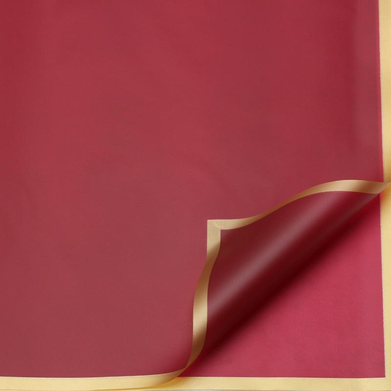 Roland Goldkante Wasserdichte Gelee-Folie Blumeneinwickelpapier