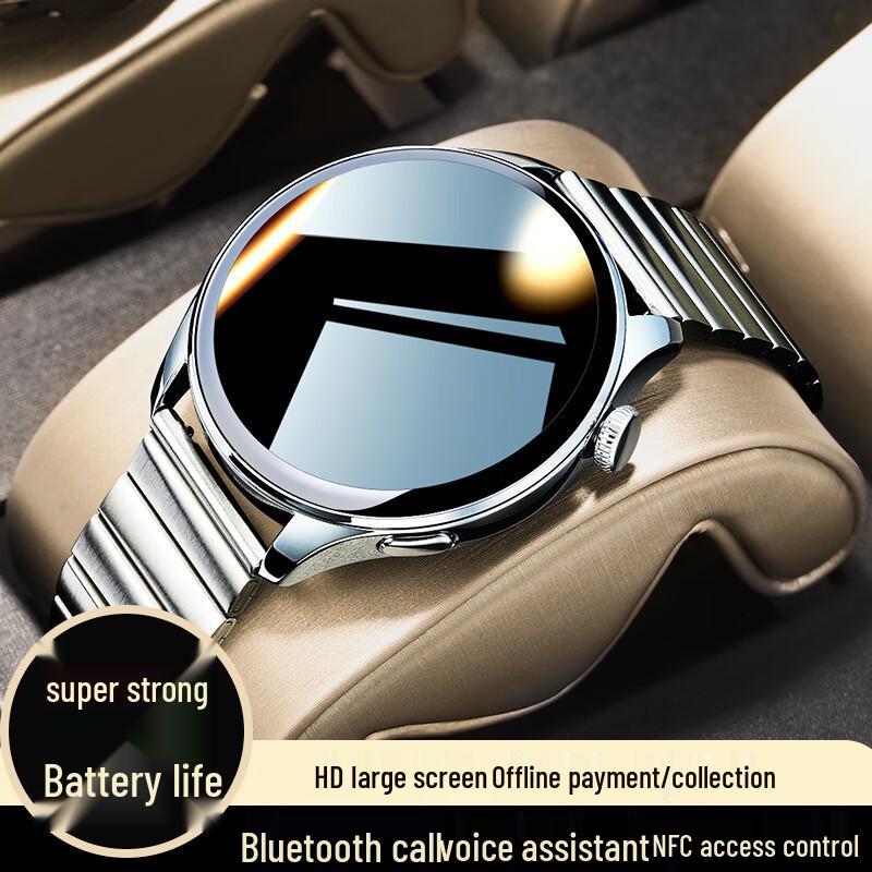 New Smartwatch: Bluetooth Call, Heart Rate & Blood Pressure Monitoring, Sleep & Exercise Tracking