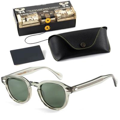 Polarized Sunglasses Men UV400 Protection Johnny Depp Lemtosh Brand Designer Sun Glasses For Male Retro Acetate Frame Oculos