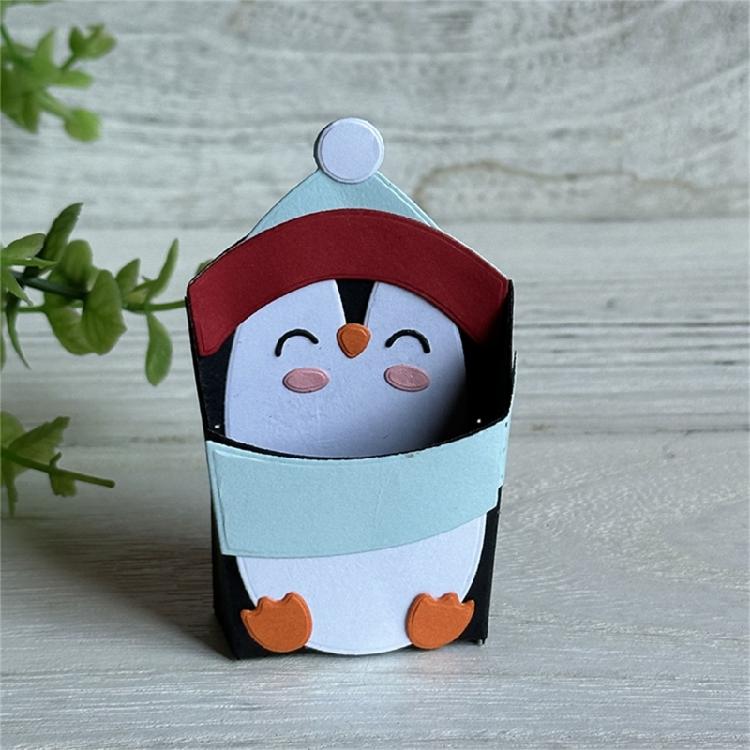 Christmas Box Cutting Dies Embossing Template Stencil Scrapbooking for Card Cuts